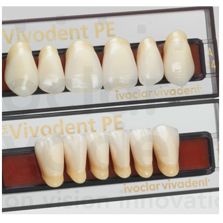 Ivoclar SR Vivodent PE Shade 2A For Anterior teeth (set of 6)
